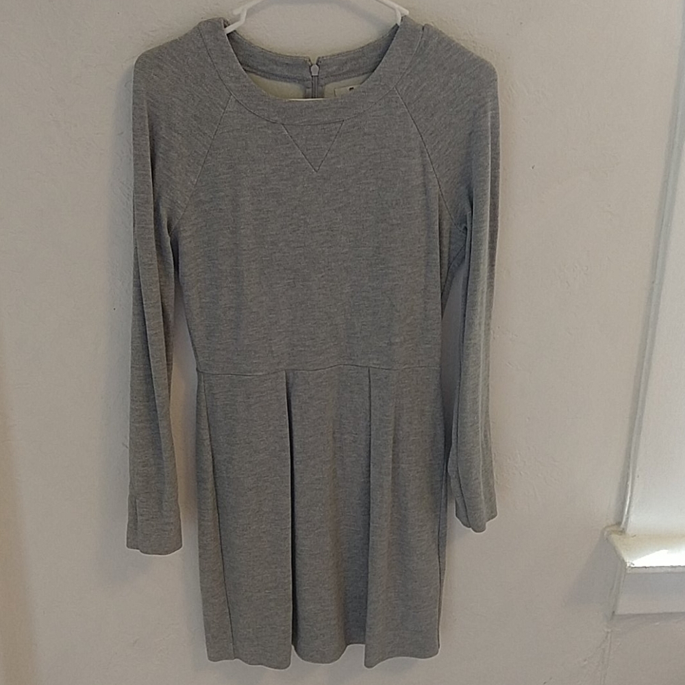 Madewell long sleeve sweatshirt dress